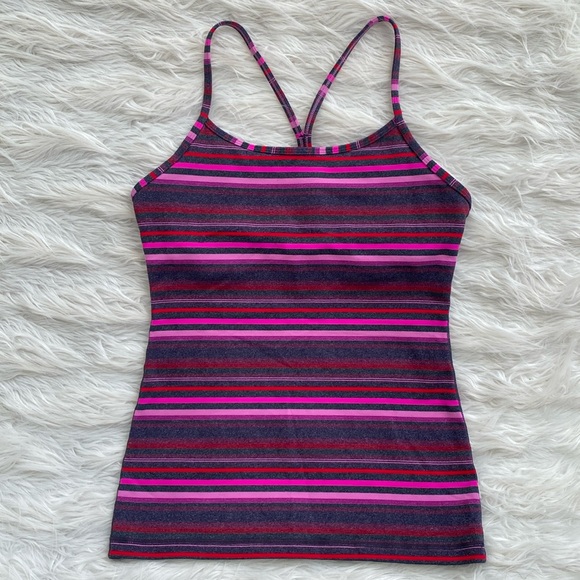 Lululemon | Striped Power Y Tank - Picture 1 of 12